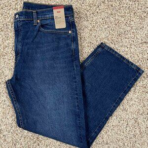 Levi’s Men’s 505 Regular Fit Straight Leg Jeans Blue, Size 40x30 (New)